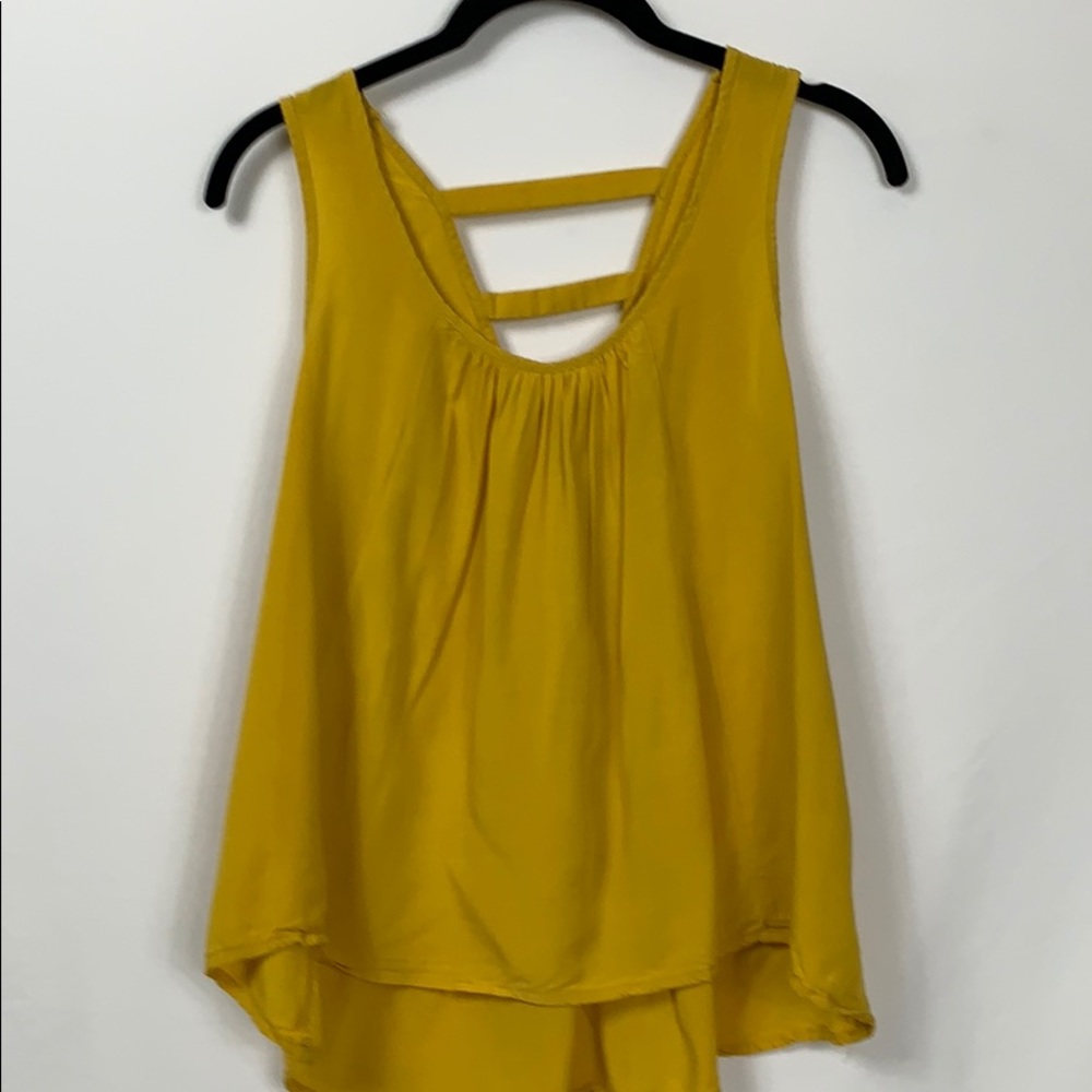 Margret by be cool, mustard colored tank top Med